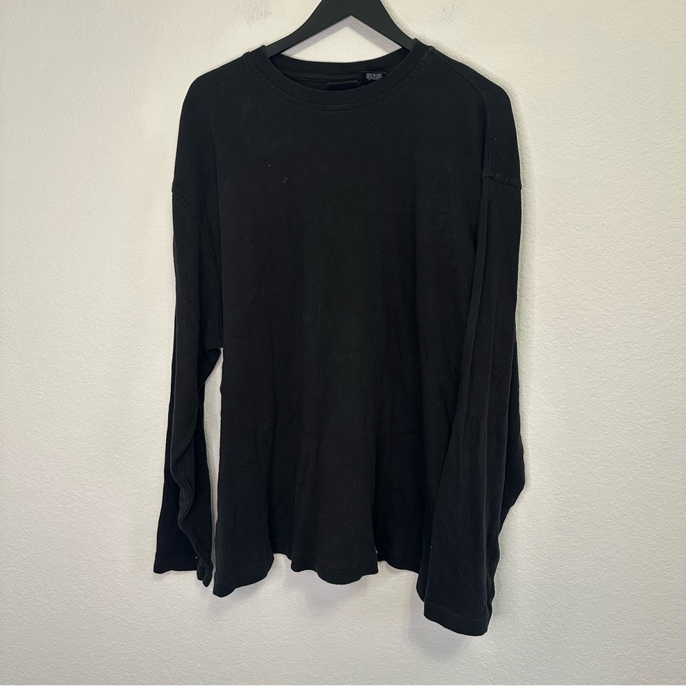 Men’s George Long Sleeve Shirt Black 2XL